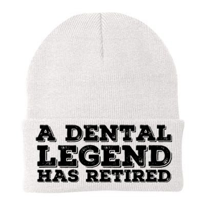 A Dental Legend Has Retired Funny Retirement Gift Idea Knit Cap Winter Beanie