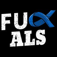 ALS Disease Lou Gehrig's Blue Ribbon Neurological Disorders Cooling Performance Crew T-Shirt