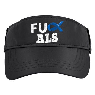 ALS Disease Lou Gehrig's Blue Ribbon Neurological Disorders Adult Drive Performance Visor
