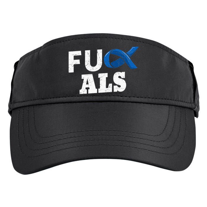 ALS Disease Lou Gehrig's Blue Ribbon Neurological Disorders Adult Drive Performance Visor