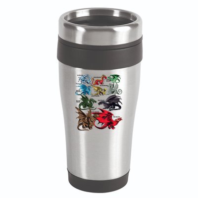 Awesome Dragon Lovers Types Of Dragons Gift 16oz Travel Tumbler