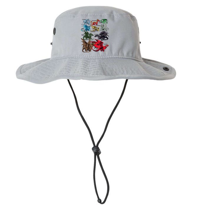 Awesome Dragon Lovers Types Of Dragons Gift Bucket Hat