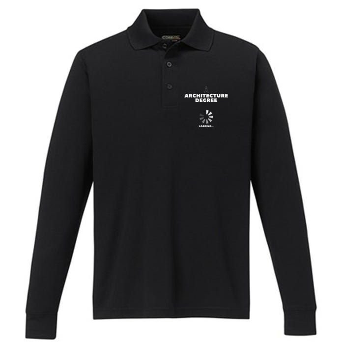 Architecture Degree Loading Architect Performance Long Sleeve Polo