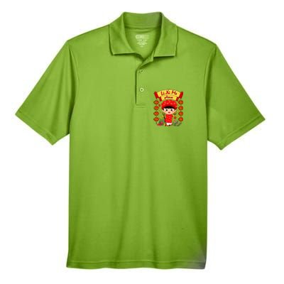 Ao Dai Li Xi Me Vietnamese Tet New Year Cool Gift Men's Origin Performance Pique Polo