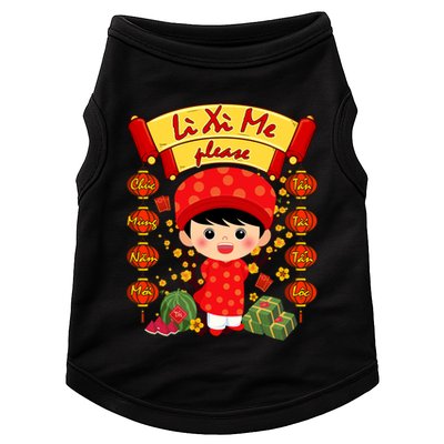 Ao Dai Li Xi Me Vietnamese Tet New Year Cool Gift Doggie Tank