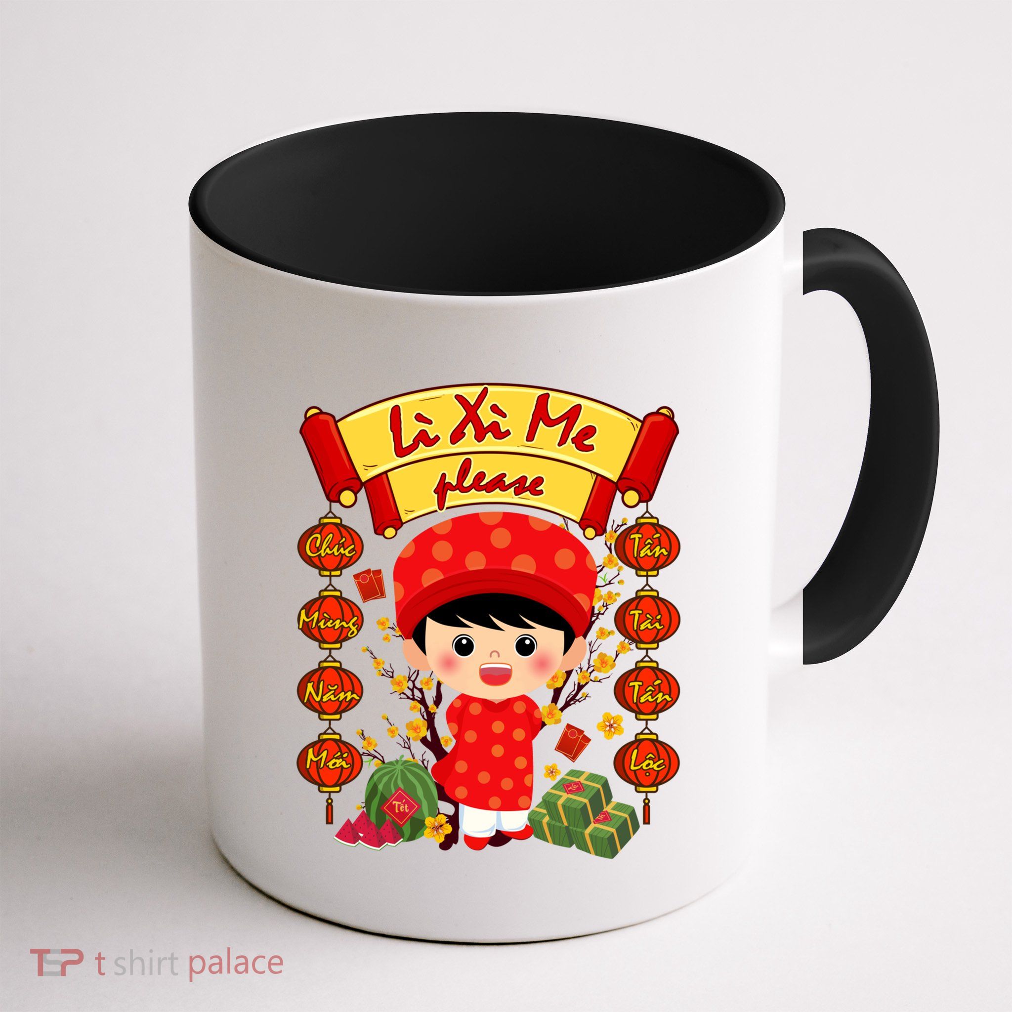 Ao Dai Li Xi Me Vietnamese Tet New Year Cool Gift Mug