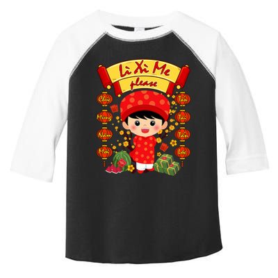 Ao Dai Li Xi Me Vietnamese Tet New Year Cool Gift Toddler Fine Jersey T-Shirt