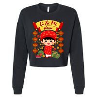 Ao Dai Li Xi Me Vietnamese Tet New Year Cool Gift Cropped Pullover Crew