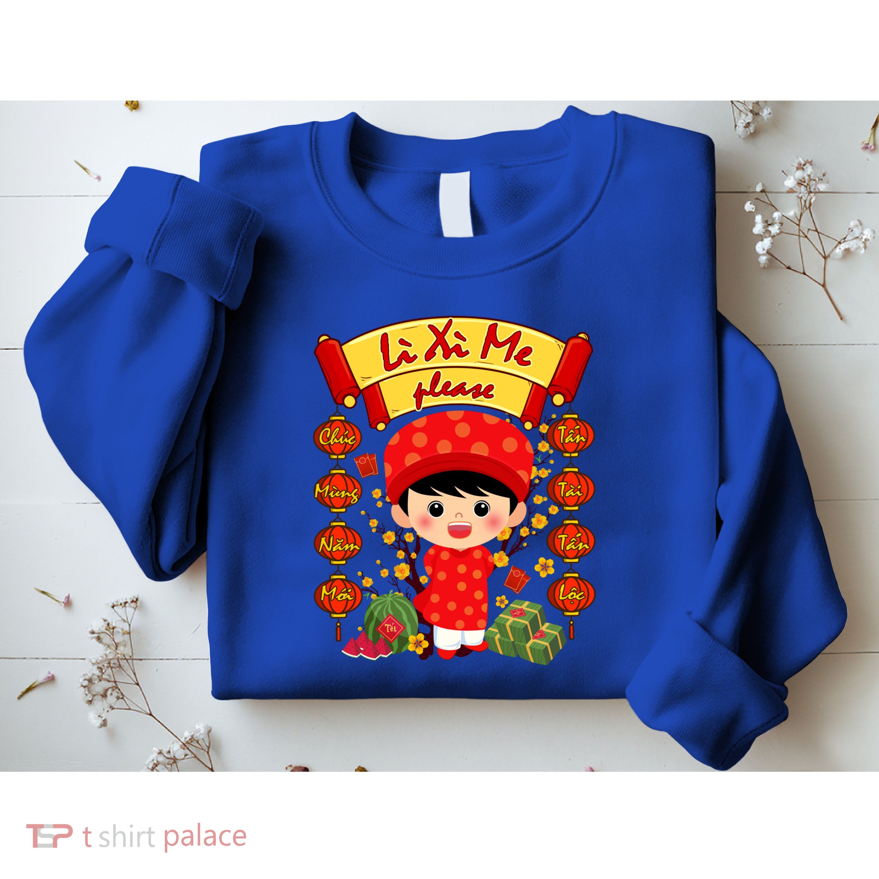Ao Dai Li Xi Me Vietnamese Tet New Year Cool Gift Sweatshirt