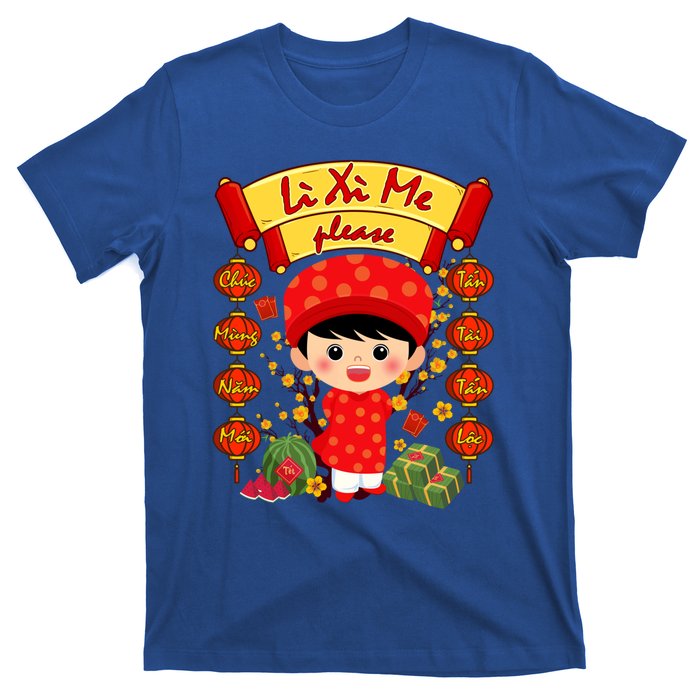 Ao Dai Li Xi Me Vietnamese Tet New Year Cool Gift T-Shirt