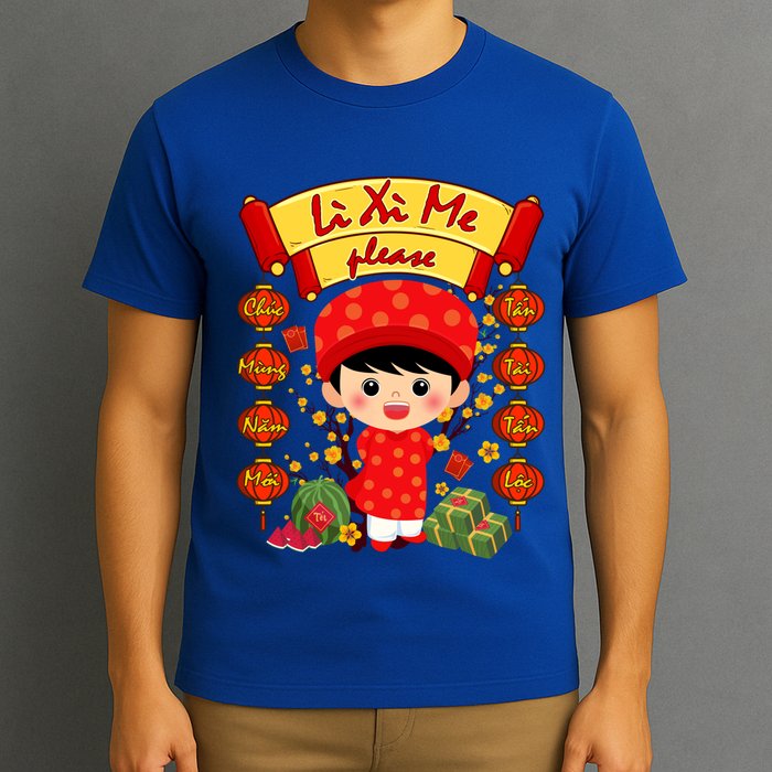 Ao Dai Li Xi Me Vietnamese Tet New Year Cool Gift T-Shirt