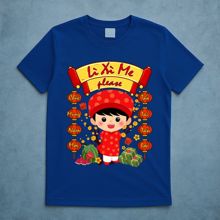 Ao Dai Li Xi Me Vietnamese Tet New Year Cool Gift T-Shirt