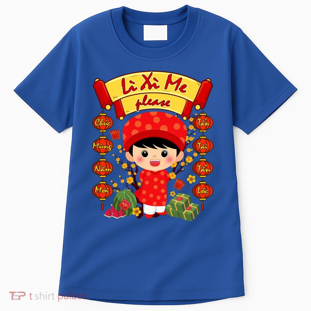 Ao Dai Li Xi Me Vietnamese Tet New Year Cool Gift Tall T-Shirt