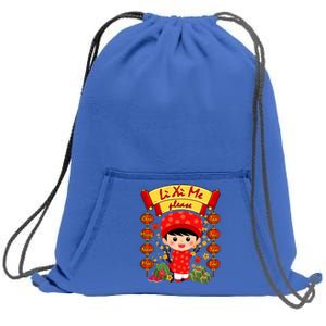 Ao Dai Li Xi Me Vietnamese Tet New Year Cool Gift Sweatshirt Cinch Pack Bag