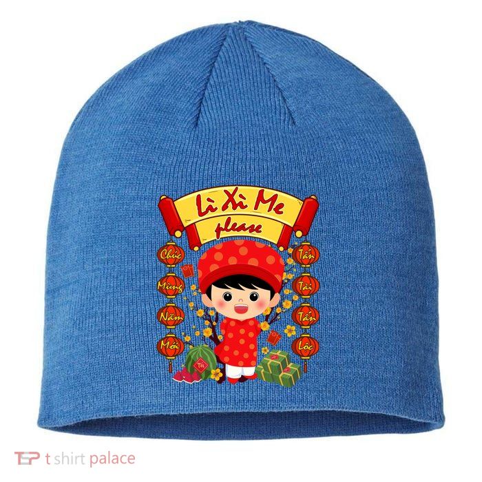 Ao Dai Li Xi Me Vietnamese Tet New Year Cool Gift Sustainable Beanie