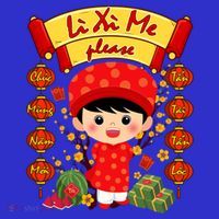 Ao Dai Li Xi Me Vietnamese Tet New Year Cool Gift Bag
