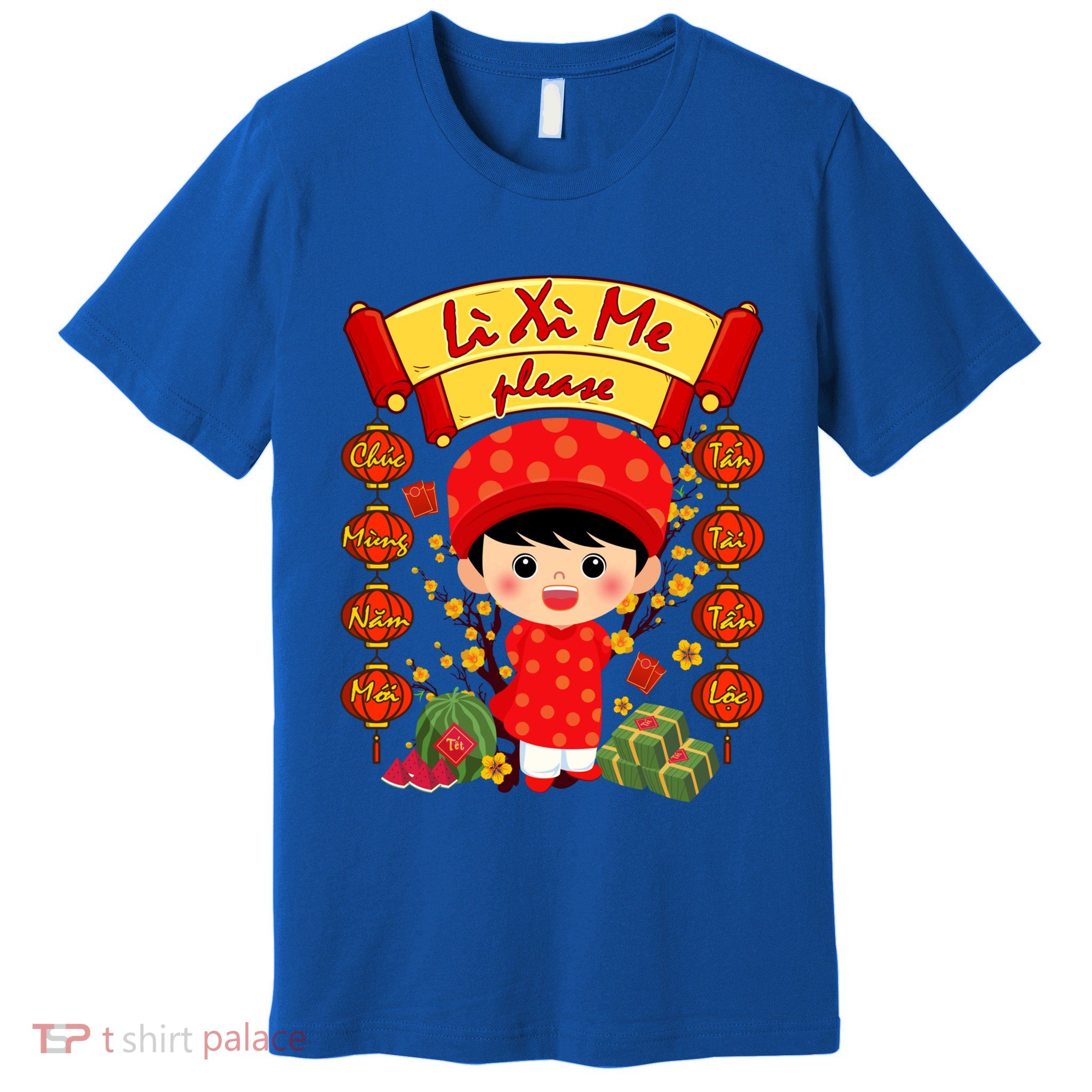 Ao Dai Li Xi Me Vietnamese Tet New Year Cool Gift Premium T-Shirt