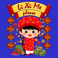 Ao Dai Li Xi Me Vietnamese Tet New Year Cool Gift Short Acrylic Beanie