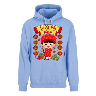 Ao Dai Li Xi Me Vietnamese Tet New Year Cool Gift Unisex Surf Hoodie