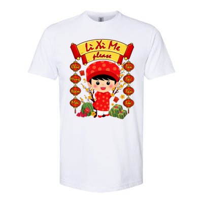 Ao Dai Li Xi Me Vietnamese Tet New Year Cool Gift Softstyle CVC T-Shirt