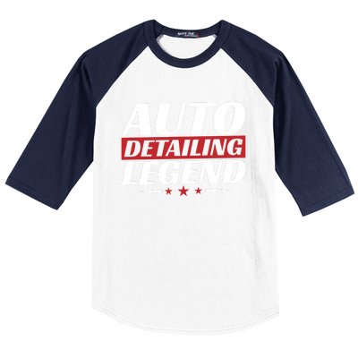 Auto Detailing Legend Baseball Sleeve Shirt