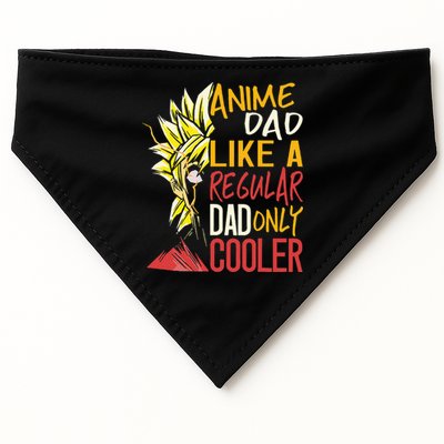 Anime Dad Like A Regular Dad Only Cooler Fathers Day Otaku USA-Made Doggie Bandana