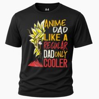 Anime Dad Like A Regular Dad Only Cooler Fathers Day Otaku Cooling Performance Crew T-Shirt