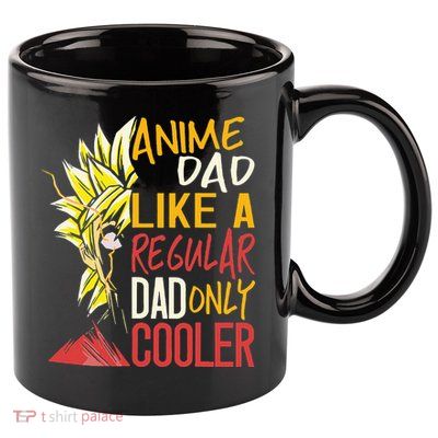 Anime Dad Like A Regular Dad Only Cooler Fathers Day Otaku 11oz C Handle Ceramic Mug