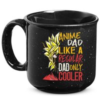 Anime Dad Like A Regular Dad Only Cooler Fathers Day Otaku 15oz Campfire Ceramic Mug
