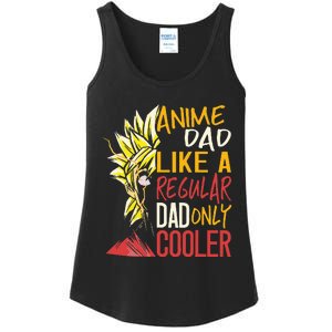 Anime Dad Like A Regular Dad Only Cooler Fathers Day Otaku Ladies Essential Tank