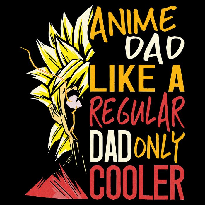Anime Dad Like A Regular Dad Only Cooler Fathers Day Otaku 16 in Basic Backpack