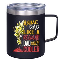 Anime Dad Like A Regular Dad Only Cooler Fathers Day Otaku 12oz Stainless Steel Coffee Mug