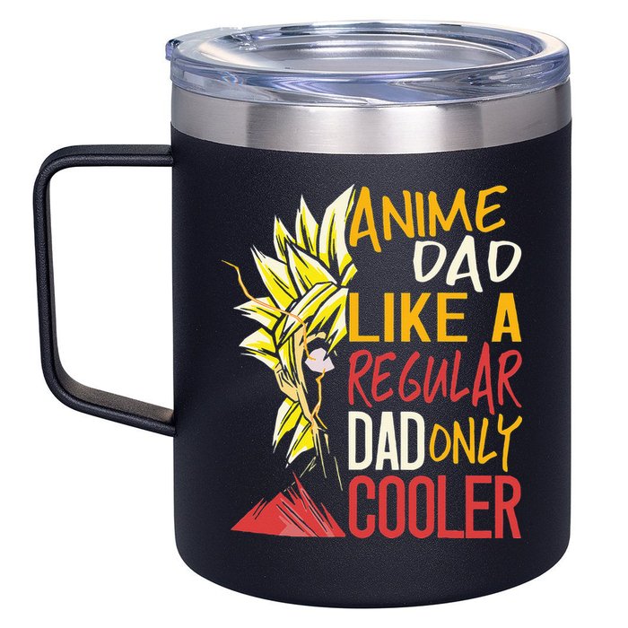 Anime Dad Like A Regular Dad Only Cooler Fathers Day Otaku 12oz Stainless Steel Coffee Mug