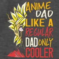 Anime Dad Like A Regular Dad Only Cooler Fathers Day Otaku Vector Backpack