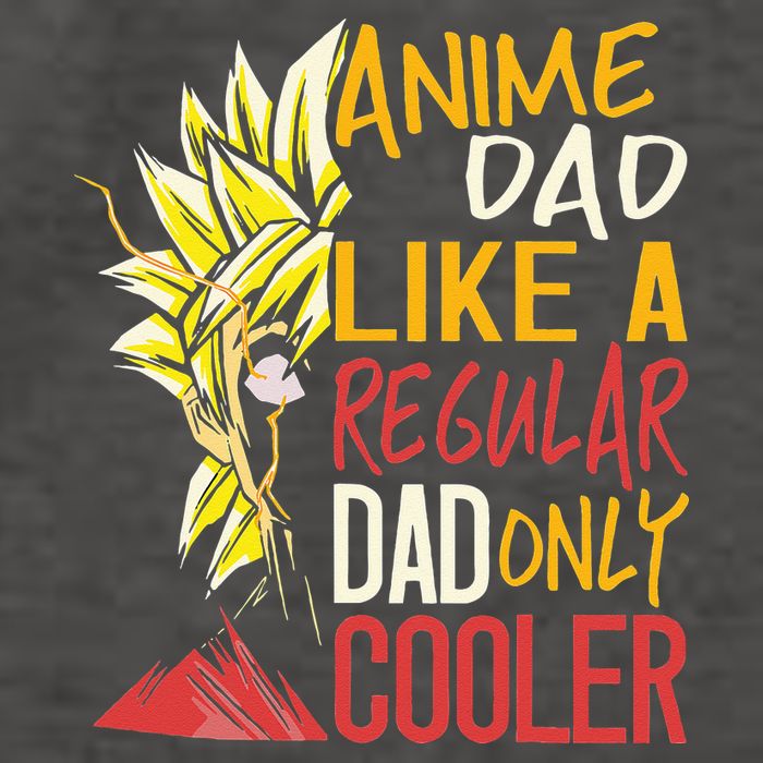 Anime Dad Like A Regular Dad Only Cooler Fathers Day Otaku Vector Backpack