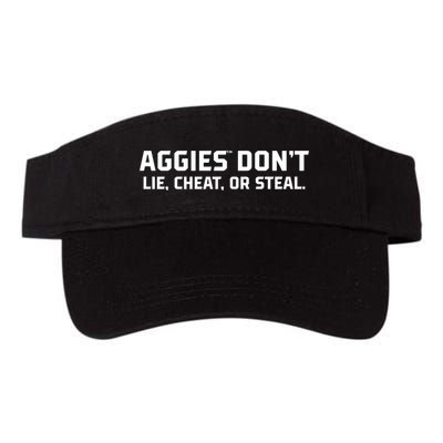 Aggies DonT Lie Cheat Or Steal Visor