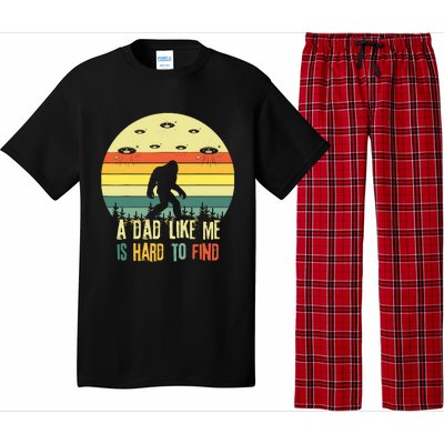 A Dad Like Me Is Hard To Find Bigfoot Dad FatherS Day Pajama Set