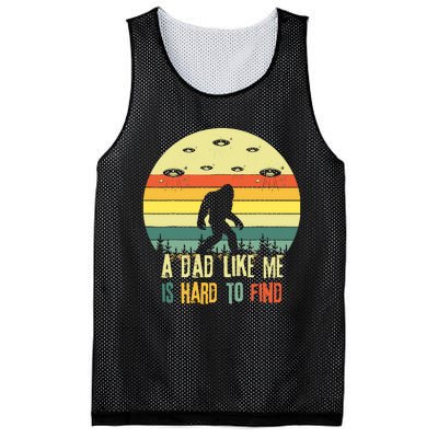 A Dad Like Me Is Hard To Find Bigfoot Dad FatherS Day Mesh Reversible Basketball Jersey Tank