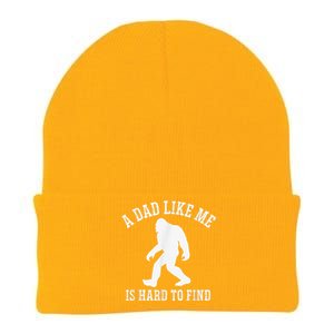 A Dad Like Me Is Hard To Find Bigfoot Dad Knit Cap Winter Beanie