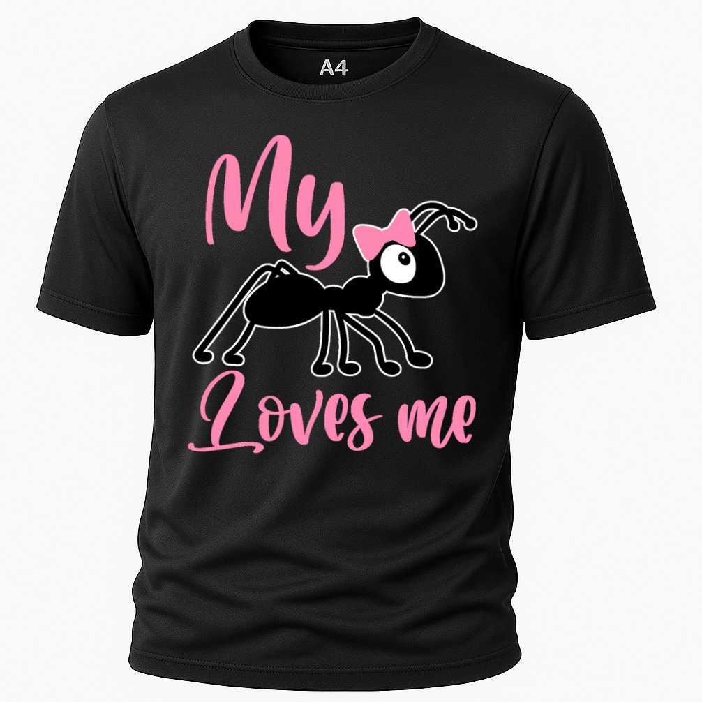 Ant Design My Aunt Loves Me Family Gifts For Nephew & Niece Cooling Performance Crew T-Shirt
