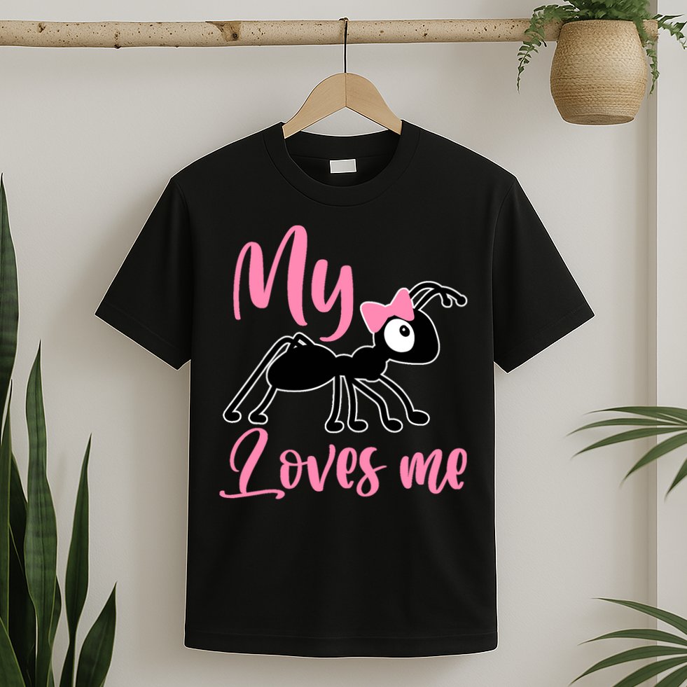 Ant Design My Aunt Loves Me Family Gifts For Nephew & Niece T-Shirt