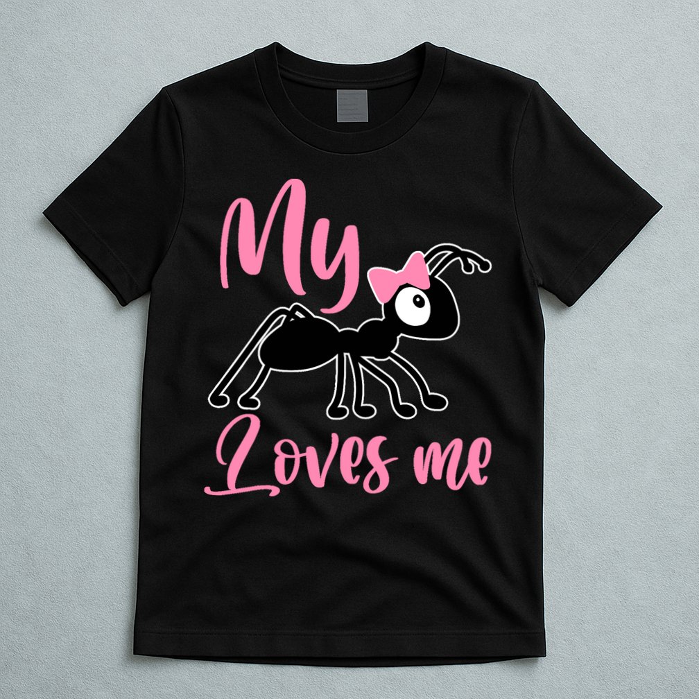 Ant Design My Aunt Loves Me Family Gifts For Nephew & Niece T-Shirt