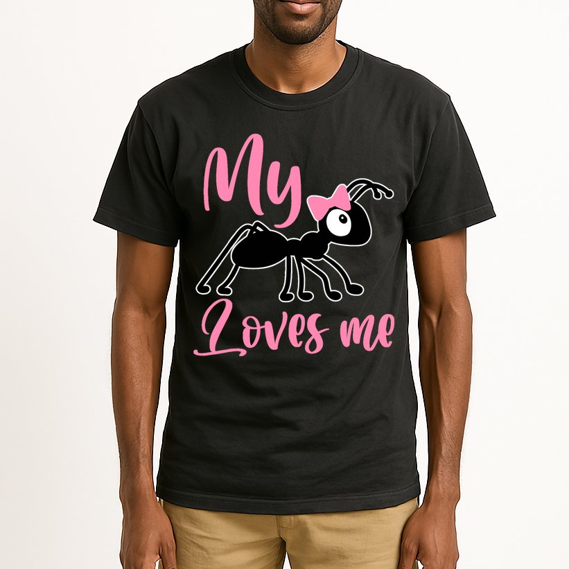 Ant Design My Aunt Loves Me Family Gifts For Nephew & Niece Tall T-Shirt