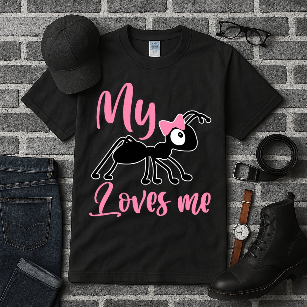 Ant Design My Aunt Loves Me Family Gifts For Nephew & Niece Tall T-Shirt