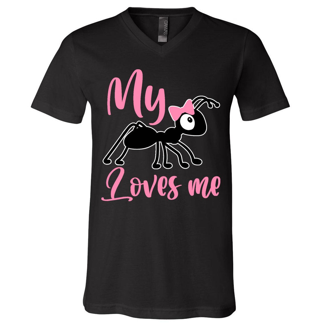 Ant Design My Aunt Loves Me Family Gifts For Nephew & Niece V-Neck T-Shirt