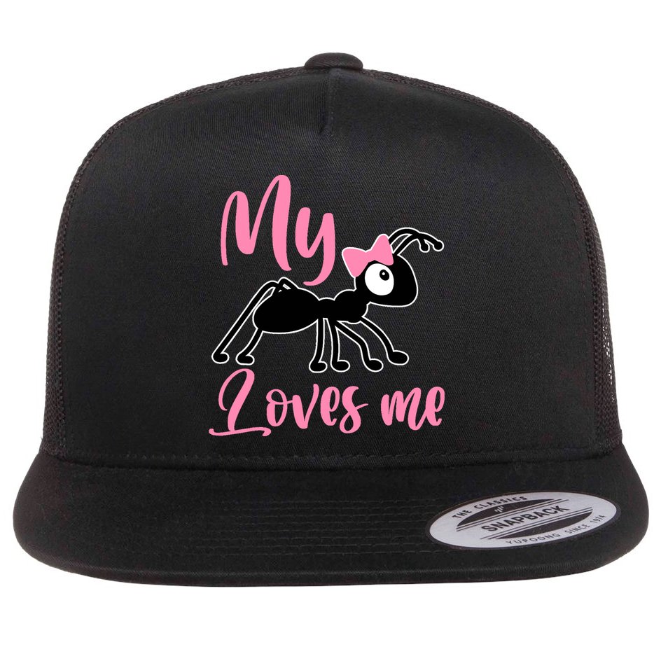 Ant Design My Aunt Loves Me Family Gifts For Nephew & Niece Flat Bill Trucker Hat