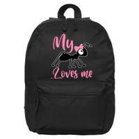 Ant Design My Aunt Loves Me Family Gifts For Nephew & Niece 16 in Basic Backpack