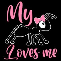 Ant Design My Aunt Loves Me Family Gifts For Nephew & Niece Toddler T-Shirt