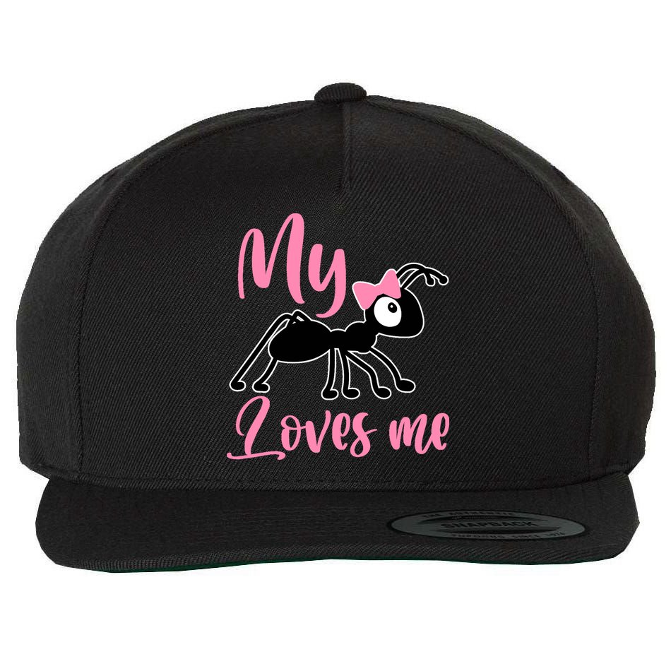 Ant Design My Aunt Loves Me Family Gifts For Nephew & Niece Wool Snapback Cap