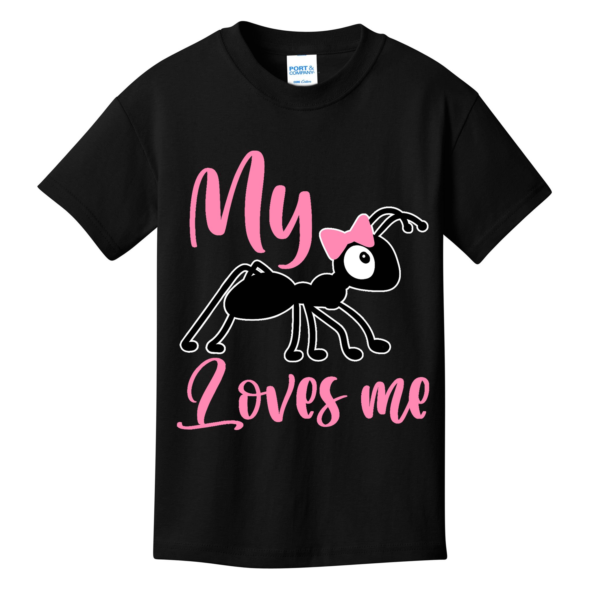 Ant Design My Aunt Loves Me Family Gifts For Nephew & Niece Kids T-Shirt
